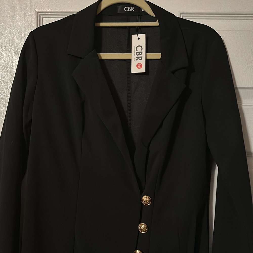 NWT black suit dress - Picture 2 of 4